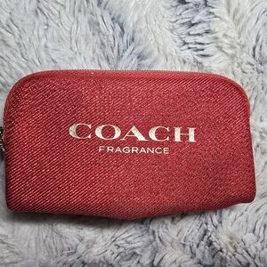 Coach Fragrance - Red Cosmetic Pouch - Small